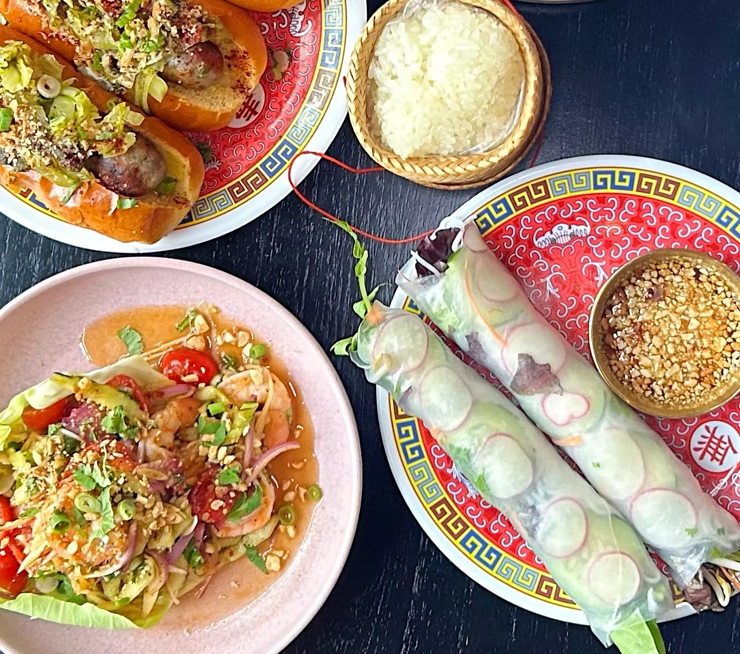 Ba Lao snacks and drinks